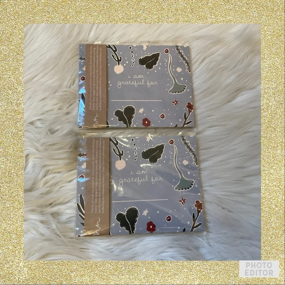Be Kind Ellen Degeneres I Am Grateful Gratitude Cards - New in Package - 2 Sets